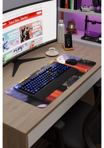 Gorou Genshin Impact Anime Oyuncu V2 - 70x30 Xl Gaming Mouse Pad Fare Altlığı