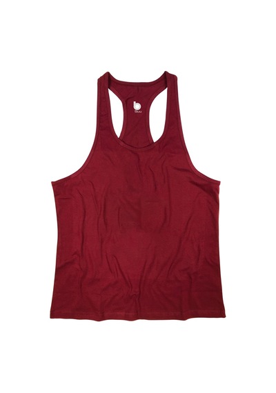 Bluu Basic Fitness Gym Tank Top Sporcu Atleti (528807509) Bordo