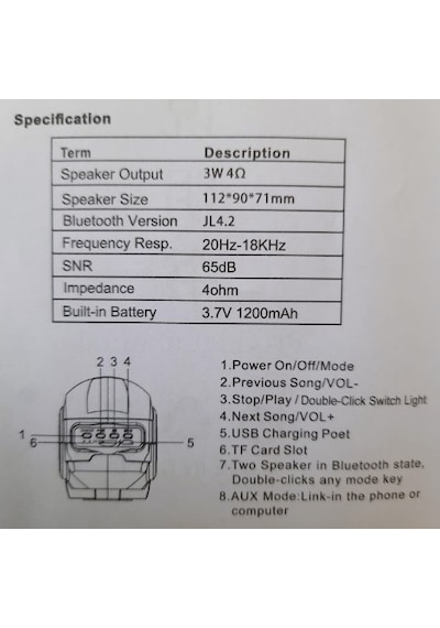 Ironman Demiradam Kablosuz Bluetooth Hoparlör