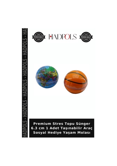 Premium Topu Sünger 6.3 Cm 1 Adet Taşınabilir Araç Sosyal Hediye Yaşam Molası