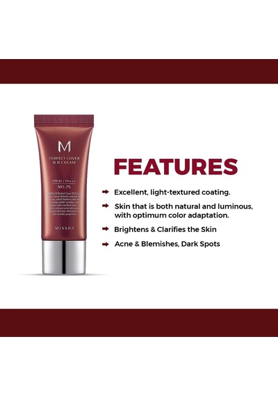 Yoğun Kapatıcılık Sunan Bb Krem M Perfect Cover Bb Cream Spf42/pa+++ No: 25 20 Ml Genel