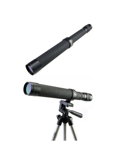 Baigish Zt824x40 Rus Model Zoomlu,deri Çantalı Tripot Bağlanan Tekli Dürbün