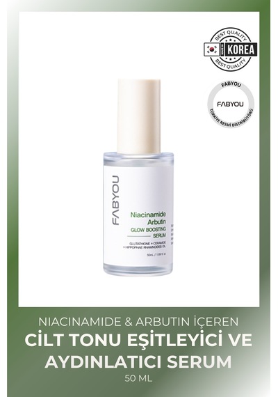 Niasinamid Ve Arbutin İçeren Cilt Tonu Eşitleyici&aydınlatıcı Yüz Serumu 50 Ml