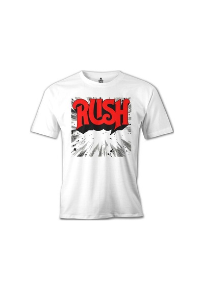 Rush Beyaz Erkek Tshirt
