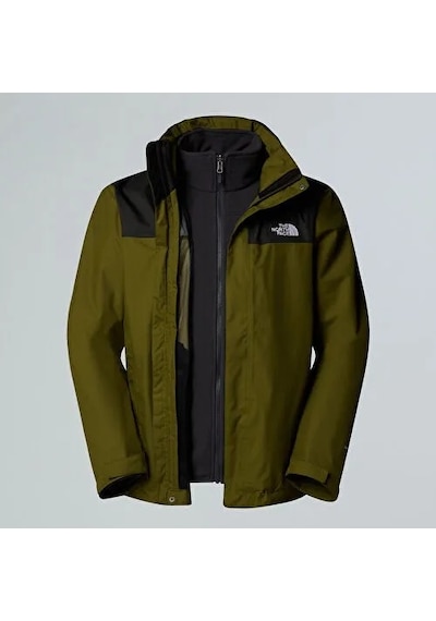 The North Face Evolve Iı Triclimate 3'ü 1 Arada Erkek Mont Nf00cg55wog1 Yeşil