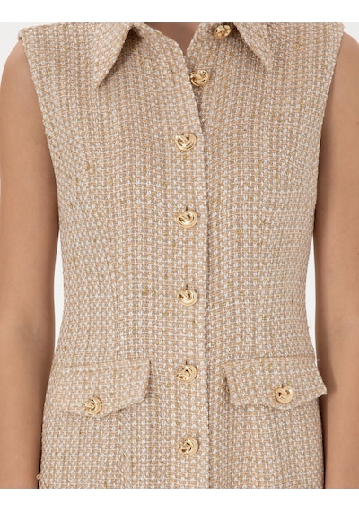 Pierre Cardin Kadın Bej Elbise Dokuma 50305999-vr011 Bej