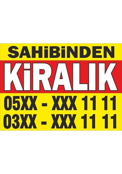 Sahibinden Kiralık Branda-Afiş-Pankart Avrupa Yırtılmaz Branda