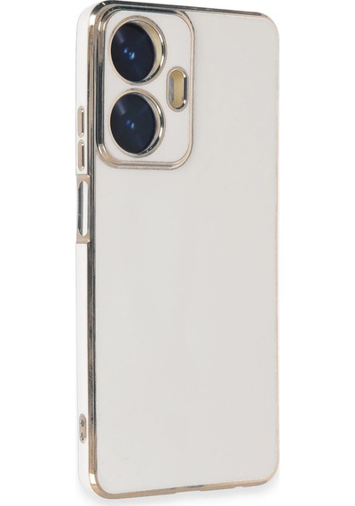 Newface - 436 - Realme C55 Kılıf Volet Silikon - Novapazr - - Beyaz