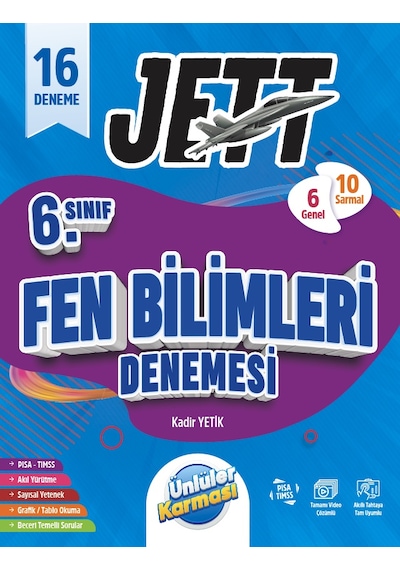 Ünlüler Karması 6.sınıf Jett Fen Bilimleri 16 Deneme
