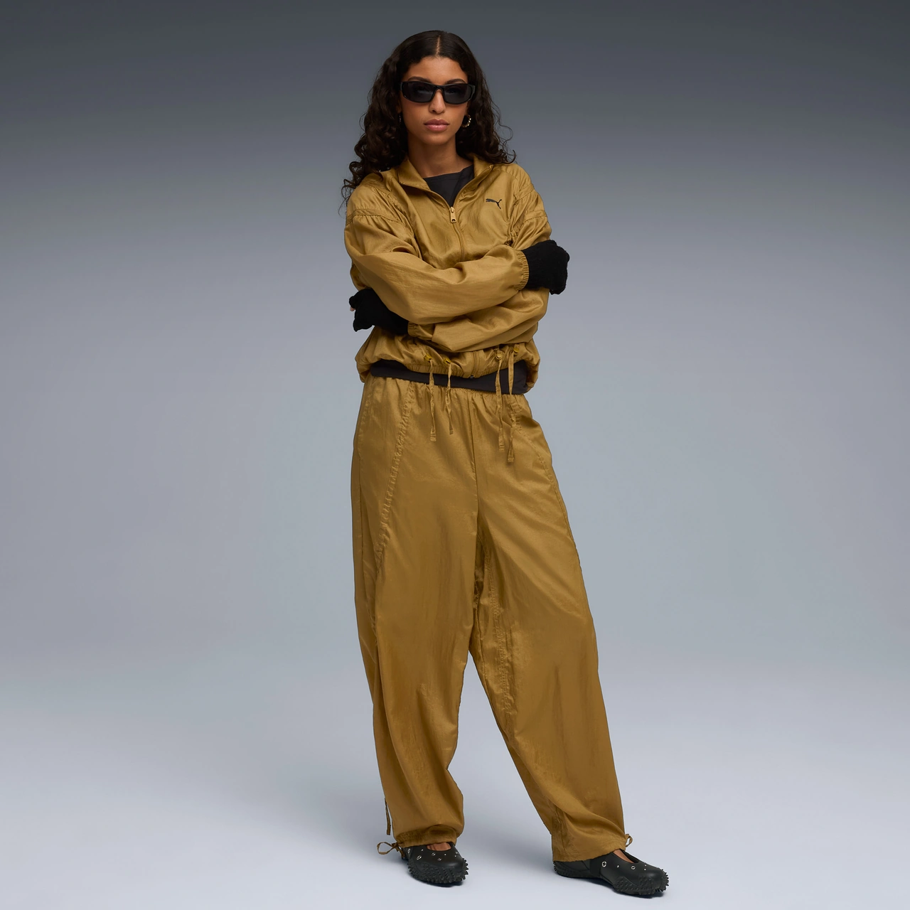 Puma Dare To Oversized Woven Kadın Sarı Ceket 632148 Sarı