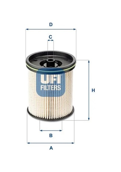 Ufı Yakit Filtresi Astra K 1.6 Cdti 15 B16dte-b16dth-b16dtı