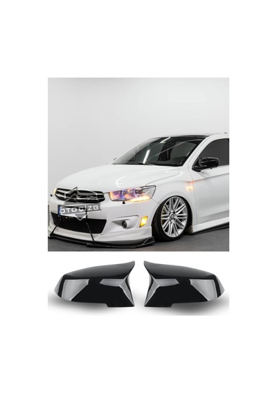 Citroen C Elysee 2013-2017 Uyumlu Batman Yarasa Ayna Kapağı Piano Black