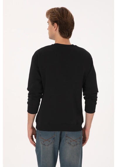 U.s. Polo Assn. Erkek Siyah Sweatshirt 50313757-vr046 Sıyah