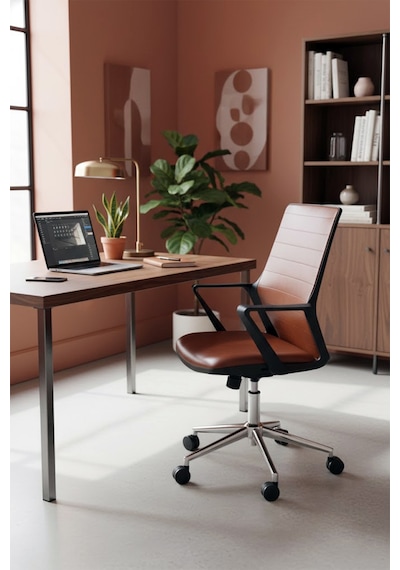 Ofisbazaar Lizz Kahverengi Deri Çalışma Koltuğu Ergonomik Şef Ve Toplantı Koltuğu Kahverengi Kahverengi Ofisbazaar Lizz Kahverengi Deri Çalışma Koltuğu Ergonomik Şef Ve Toplantı Koltuğu Kahverengi Kahverengi