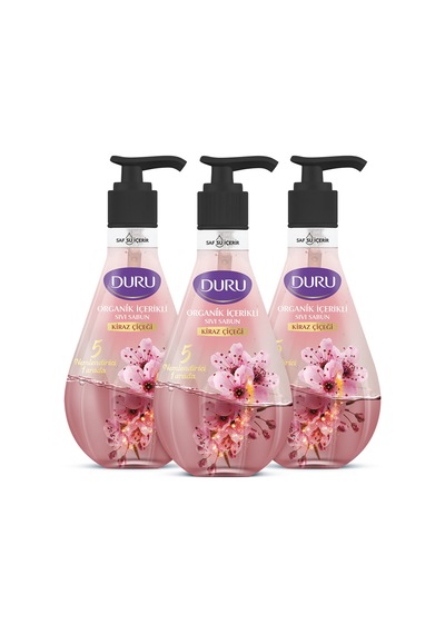 Organik Içerikli Kiraz Çiçeği Sıvı Sabun 3x500ml
