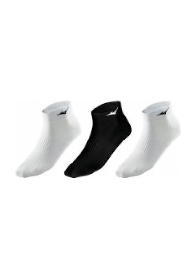 Mizuno Training Mid 3p Unisex Çorap Beyaz/siyah Çok Renkli