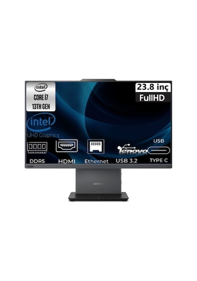 Lenovo ThinkCentre Neo 50A 24 G5 12SC000KTR-21 i7-13620H 24 GB 4 TB SSD 23.8" Dos FHD AIO Masaüstü Bilgisayar