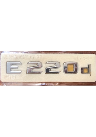 Mercedes Tip Yazısı E220d 2138175700