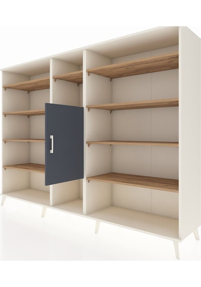 Hyperion Dolap 12 Raflı Tek Kapaklı 220x44x163 Aytaşı-antrasit/çam Antrasıt/atlas Çam - Aytası Hyperion Dolap 12 Raflı Tek Kapaklı 220x44x163 Aytaşı-antrasit/çam Antrasıt/atlas Çam - Aytası