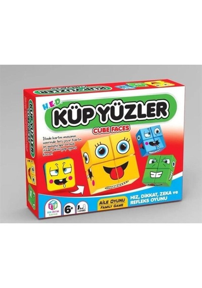 Küp Yüzler Cube Faces Aile Oyunu Hız Dikkat Zeka Refleks Oyunu