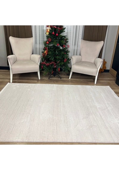 Apex Azur 6541 Açık Gri Modern Makina Halısı Açık Gri