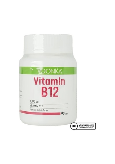 Voonka Vitamin B12 1000 Mcg 90 Tablet