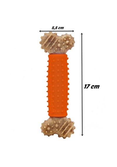 Tırtıklı Sert Kemik Köpek Oyuncağı 17 CM