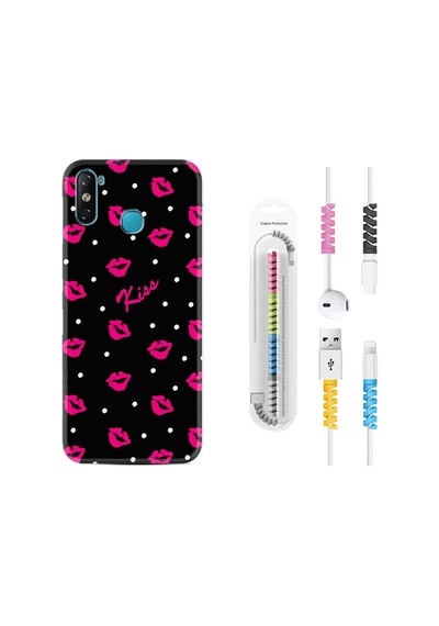 Infinix Smart 4 Kılıf Kablo Koruyuculu Kiss 1392
