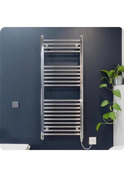 Unbezwingbar Elektrikli Havlupan Termostatlı 50x100 Krom Isıtıcı