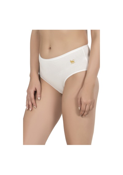 Özkan Underwear Özkan 23922 3'lü Paket Kadın Pamuklu Modal Esnek Yumuşak Yüksek Bel Bato Külot Ekru