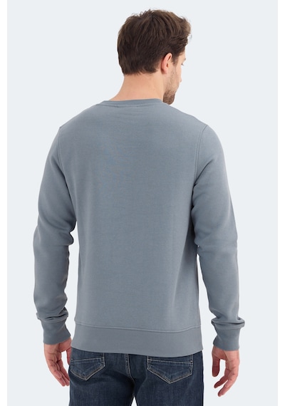 Jack & Jones 12256818 Erkek Mavi Sweatshirt Mavi