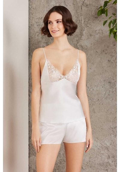 Pierre Cardin 6 Lı İpek Saten Çeyizlik Gecelik Sabahlık Takım