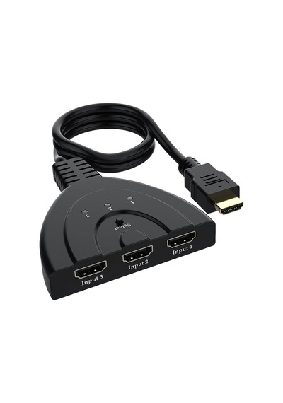 Powermaster Pm 17229 3 Giriş 1 Çıkış HDMI Switcher Toplayıcı Apar