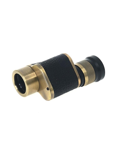 6x24  Baıgısh, Askeri Tarzi Pirinç Ve Deri Kaplamalı, Deri çantalı Monocular Dürbün Sarı Çok Renkli