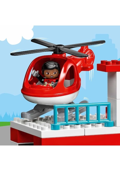 LEGO® Duplo 10970 İtfaiye Merkezi ve Helikopter 117 Parça