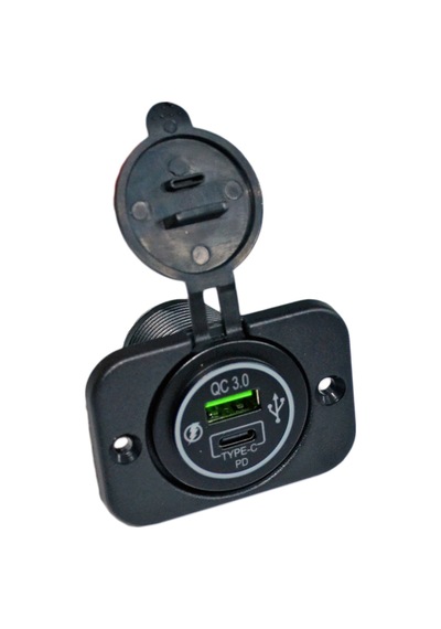 Carub Çakmak Soketi 9-30v Marine Tip Type-c+usb Br1700814