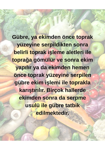 Sebze Gübresi Organomineral Katı Granül Domates Biber Salatalık Gelişim 5 Kg 1 Adet
