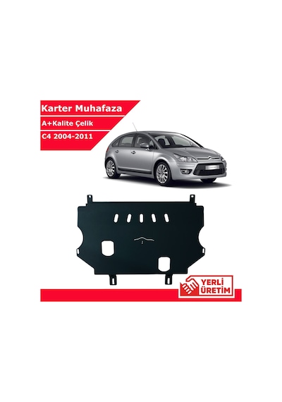 Citroen C4 2004-2011 Çelik Karter Muhafaza Çelik Koruma Sacı A+ Kalite Yerli Üretim
