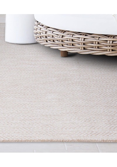 Fresco Ekru Natural İskandinav Jüt Yıkanabilir Halı Kilim Balkon Ekru - Krem