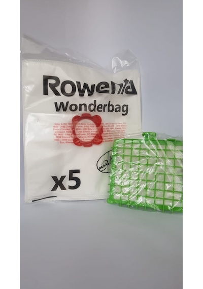 Rowenta  Wonderbag Universal Toz Torbası + Hepa Filitre