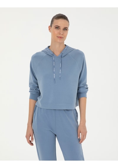 Pierre Cardin Kadın İndigo Sweatshirt 50283339-vr028 İndigo