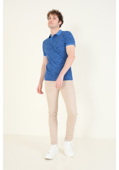 Giyim Dünyası Erkek 5 Cep Slim Fit Kot Pantolon Bej 001