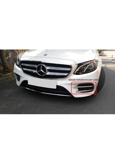 Mercedes W213 E Serisi Amg 17-20 Krom Sis Farı Çerçevesi Aks. 4P.
