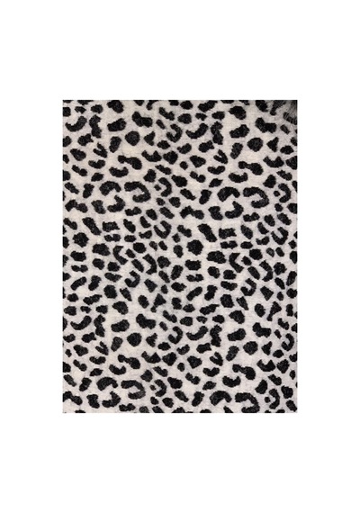 Zp Ithal Ultra Yumuşak , Peluş Kumaş Yüksek Kalite 100x150 Cm Tekstil Beyaz Gri Beyaz Gri