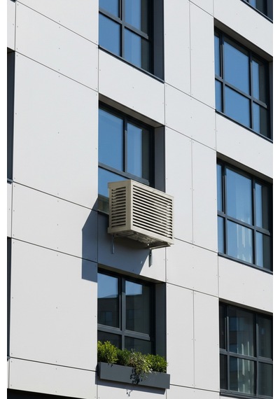 Klima Motoru/dış Ünite Gizleme/koruma Kafesi L 120x62x110 H Açılı Condor Açık Gri