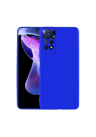 Case 4u Xiaomi Redmi Note 11 Pro 5g Kılıf Klasik Mat Renkli Yumuşak Premier Silikon Saks 1