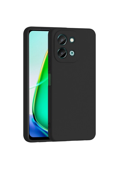Kilifone - Vivo Y28 4g Uyumlu Kılıf Esnek Koruyucu Mara Lansman Kapak - Siyah - T37823