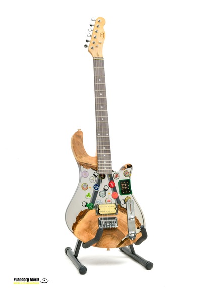 Elektro Gitar Custom Epoksi & Yıllanmış Ağaç Kişiye Özel Natural