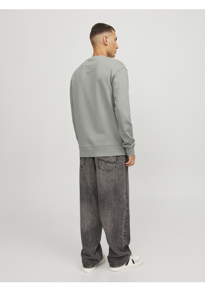 Jack & Jones Jjestar Basıc Sweatshirt 12208182 Gri Jack & Jones Jjestar Basıc Sweatshirt 12208182 Gri