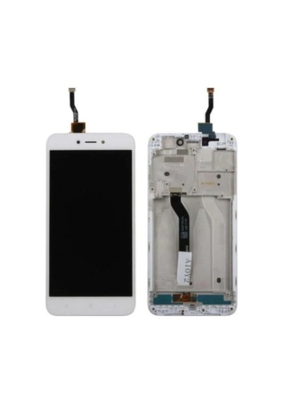 Xiaomi Redmi 5a Uyumlu Çıtalı A Kalite Lcd Ekran Dokunmatik Beyaz